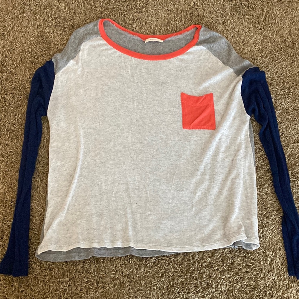 lightweight color block sweater